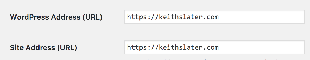 Switching from http to https in Wordpress